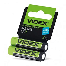 Батарейка Videx ААА Лужна 1.5V LR03